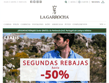 Tablet Screenshot of lagarrocha.es